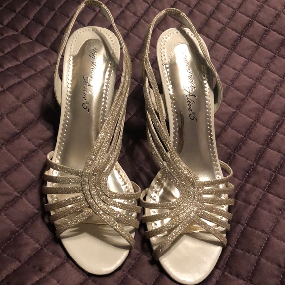 easy street gold shoes